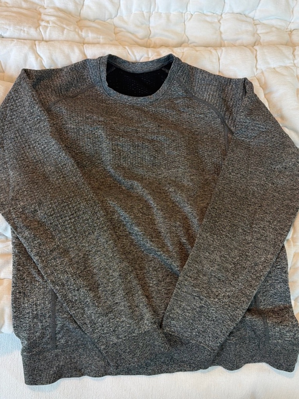 lululemon athletica Men's Dark Gray Crewneck Sweatshirt